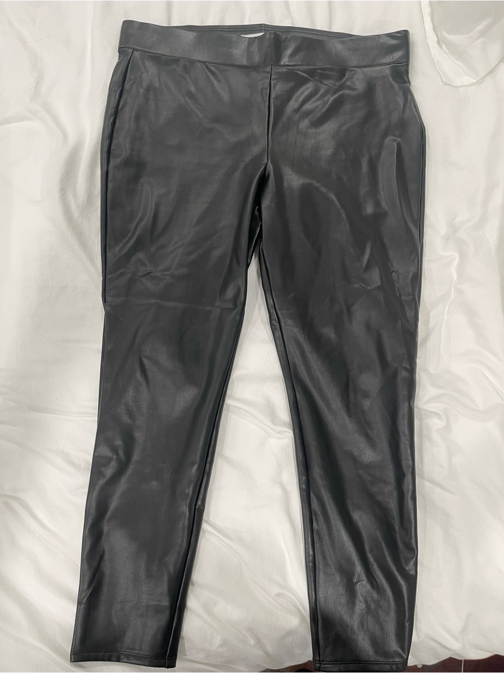 Loft Faux Leather Black Leggings